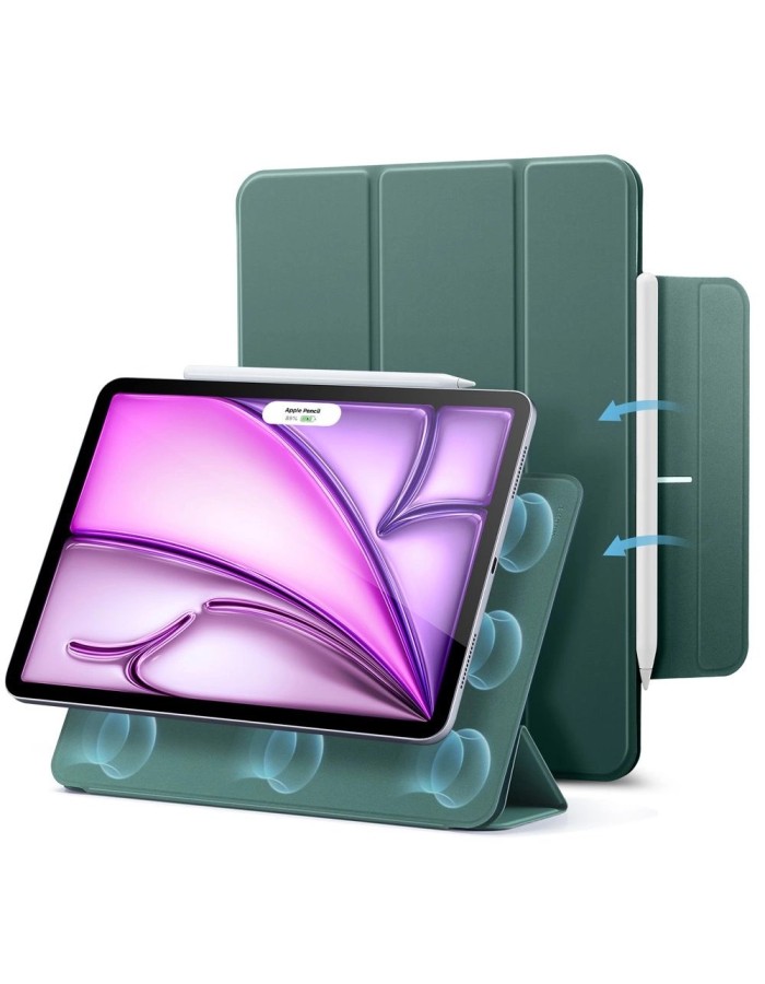ESR Rebound Magnetic Case for iPad Pro 12.9” 2020 / 2021 / 2022 / iPad Air 13” 2024 / 2025 - Green ESR Rebound Magnetic Case for iPad Pro 12.9” 2020 / 2021 / 2022 / iPad Air 13” 2024 / 2025 - Green