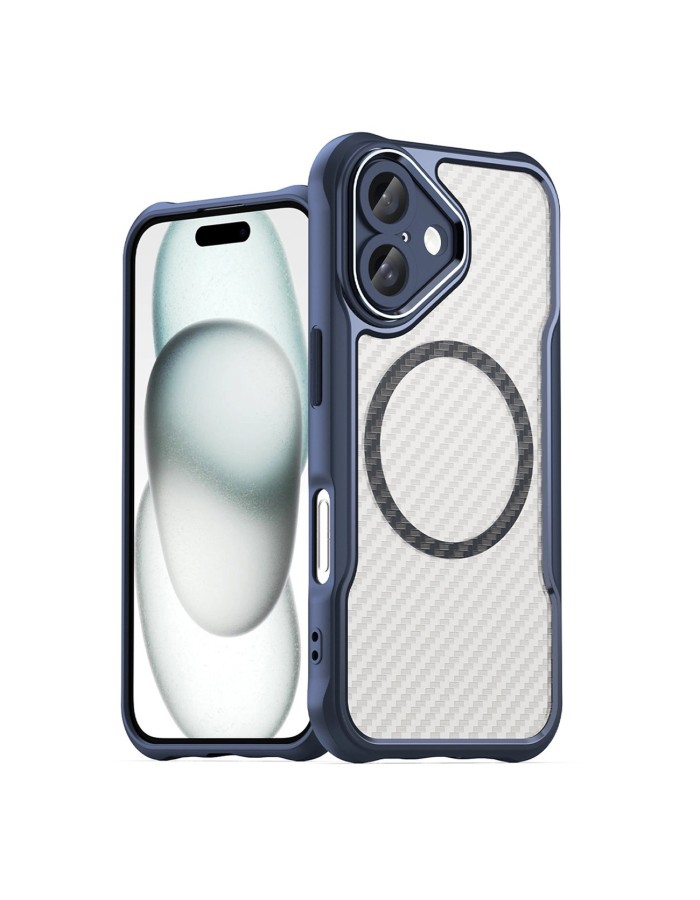 Leading Series MagSafe Silicone Case for iPhone 16 - Blue