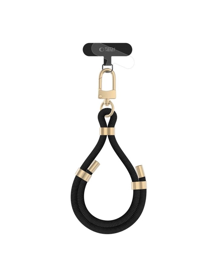 Tech-Protect C4S Rope Wrist Strap - black Tech-Protect C4S Rope Wrist Strap - black