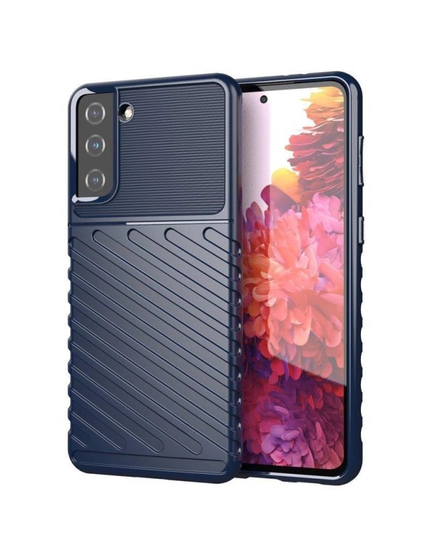 Thunder Case flexible armored cover for Samsung Galaxy S22 + (S22 Plus) blue Thunder Case flexible armored cover for Samsung Galaxy S22 + (S22 Plus) blue