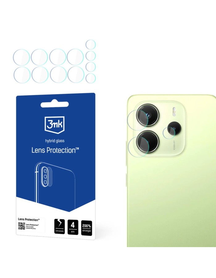 3mk Lens Protection Camera Glass for Xiaomi Redmi Note 14 4G