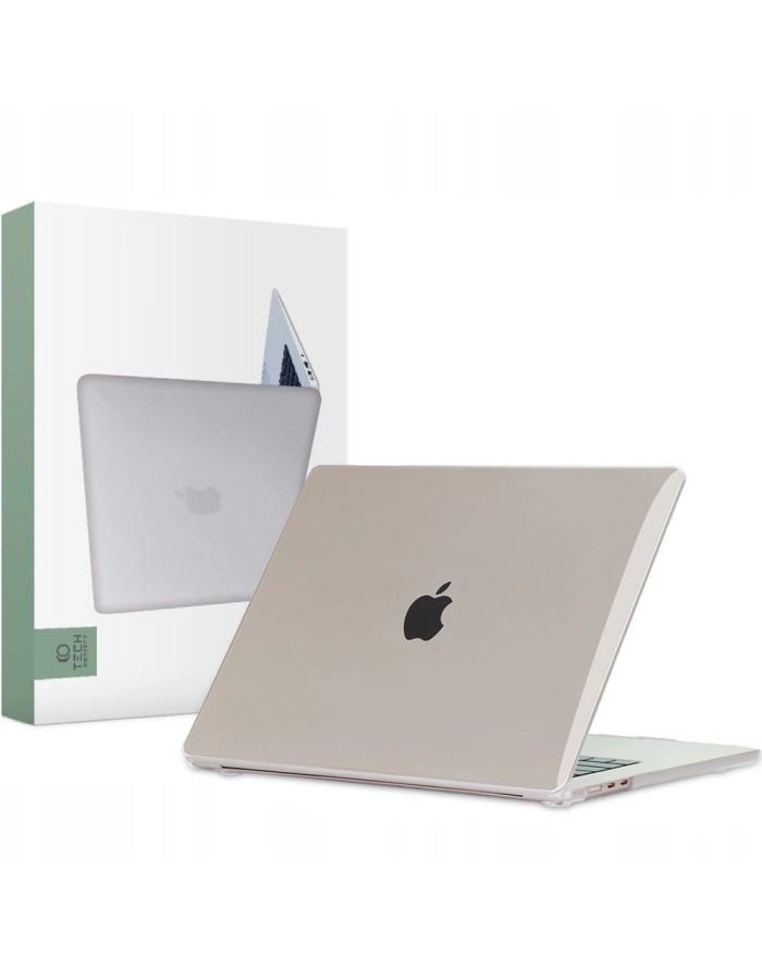 Tech-Protect SmartShell Case for MacBook Air 15" M2 / M3 / 2023-2024 - Transparent