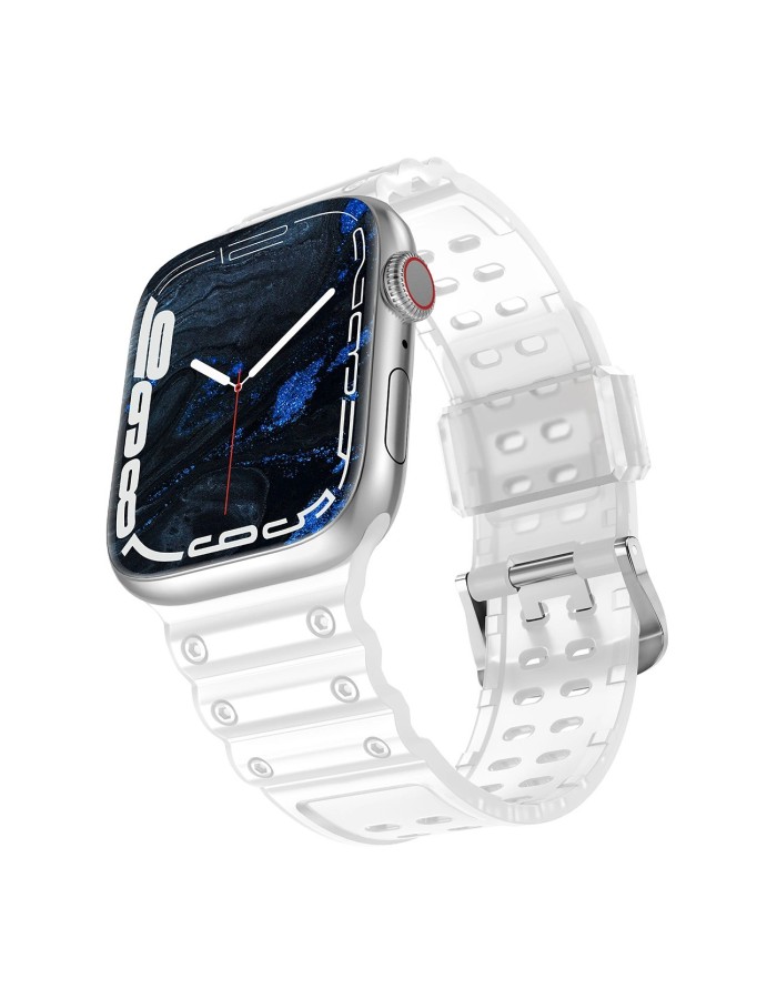 Strap Triple Protection for Apple Watch 38 / 40 / 41 mm band bracelet - transparent Strap Triple Protection for Apple Watch 38 / 40 / 41 mm band bracelet - transparent