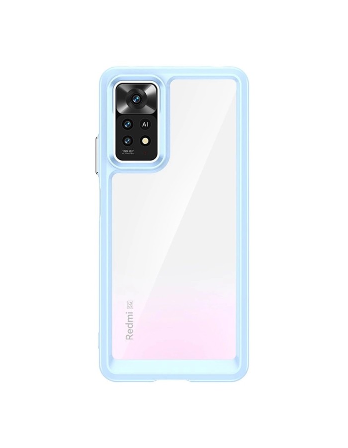 Outer Space Case for Xiaomi Poco X5 5G / Redmi Note 12 5G cover with a flexible frame blue Outer Space Case for Xiaomi Poco X5 5G / Redmi Note 12 5G cover with a flexible frame blue