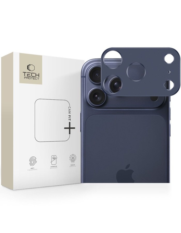 Tech-Protect Camalloy Fit+ Camera Cover for iPhone 17 Pro - Navy Blue Tech-Protect Camalloy Fit+ Camera Cover for iPhone 17 Pro - Navy Blue