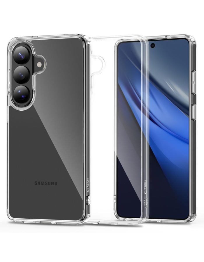 Tech-Protect FlexAir Hybrid Case for Samsung Galaxy S26+ - Clear Tech-Protect FlexAir Hybrid Case for Samsung Galaxy S26+ - Clear