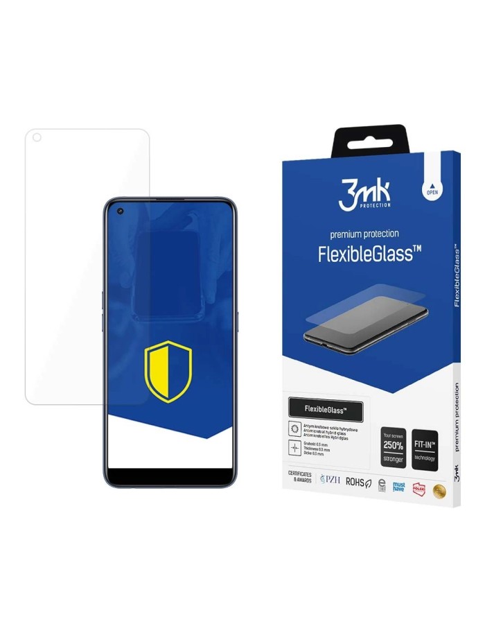 3mk FlexibleGlass™ hybrid glass on Realme 7 Pro
