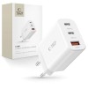 Tech-Protect NC30W charger 2x USB-C PD 30W / USB-A QC 3.0 - white Tech-Protect NC30W charger 2x USB-C PD 30W / USB-A QC 3.0 - white