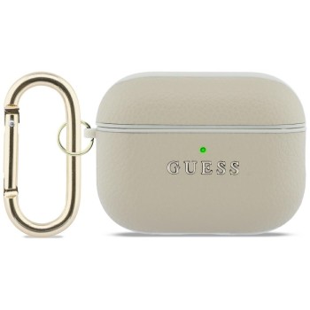 Guess Grained Classic Logo Hook case for AirPods Pro 3 - gold