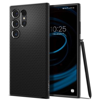 Spigen Liquid Air Case for Samsung Galaxy S24 Ultra - Matte Black
