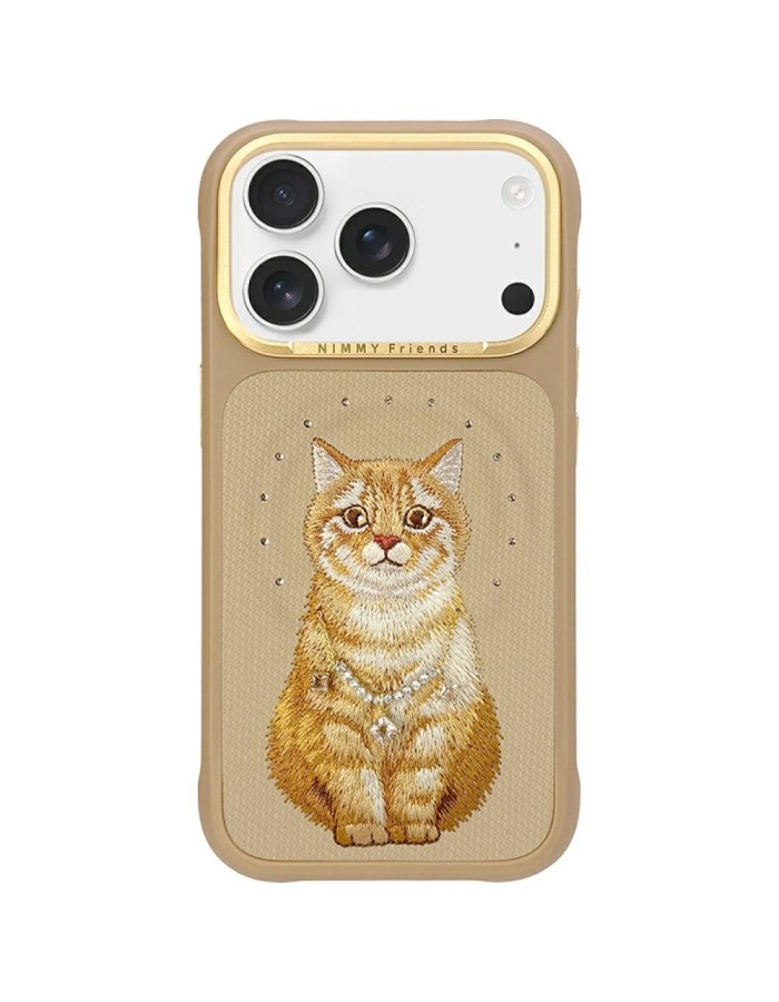 Nimmy Lucky Fashion Cat MagSafe case for iPhone 17 Pro - brown Nimmy Lucky Fashion Cat MagSafe case for iPhone 17 Pro - brown