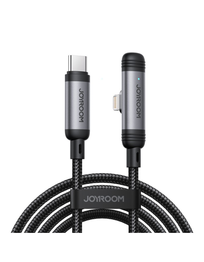 Joyroom S-A56 EnjoyX Series 90° USB-C - Lightning cable 30W 1.2m - black