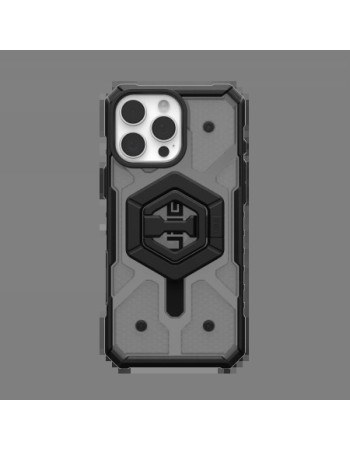 UAG Pathfinder Clear Magsafe Bundle Case with Magnetic Ring Stand for iPhone 16 Pro Max - Black