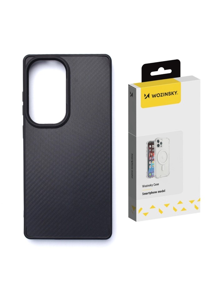 Wozinsky Carbon Fiber Case with MagSafe for Samsung Galaxy S25+ - Black Wozinsky Carbon Fiber Case with MagSafe for Samsung Galaxy S25+ - Black