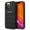 AMG Leather Debossed Lines case for iPhone 13 Pro / iPhone 13 - black AMG Leather Debossed Lines case for iPhone 13 Pro / iPhone 13 - black