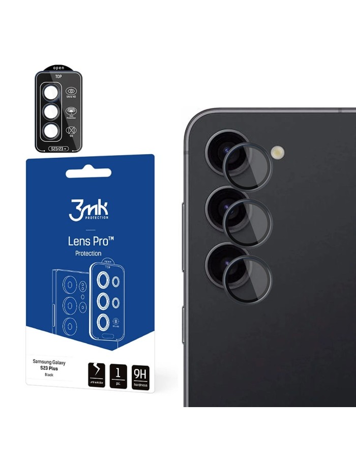 Samsung Galaxy S23+ - 3mk Lens Protection Pro Black