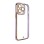 Fashion Case Case for Samsung Galaxy A12 5G Gold Frame Gel Cover Purple