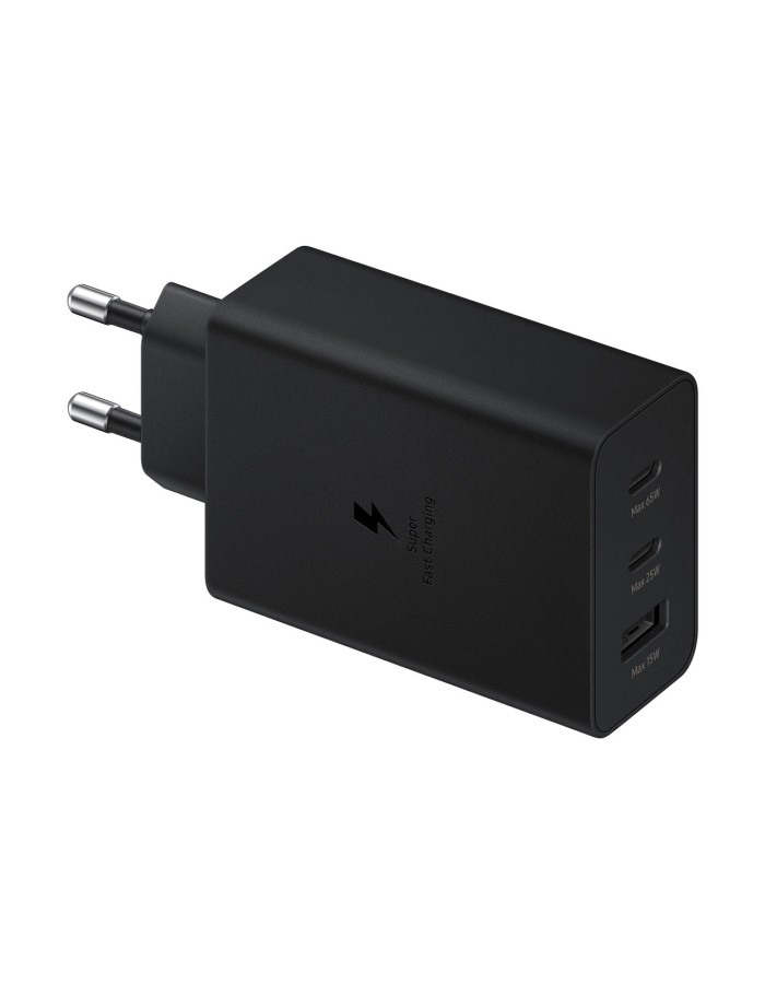 Samsung charger 2x USB Type C / USB PPS, Power Delivery PD 65W, QC 3.0, AFC, FCP black (EP-T6530NBEGEU) Samsung charger 2x USB Type C / USB PPS, Power Delivery PD 65W, QC 3.0, AFC, FCP black (EP-T6530NBEGEU)