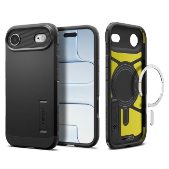 Spigen Tough Armor "T" MagSafe case for iPhone 17 Air - black Spigen Tough Armor "T" MagSafe case for iPhone 17 Air - black