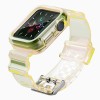 Silicone Band Strap Bracelet Case Strap Light Set for Apple Watch 40mm - Yellow