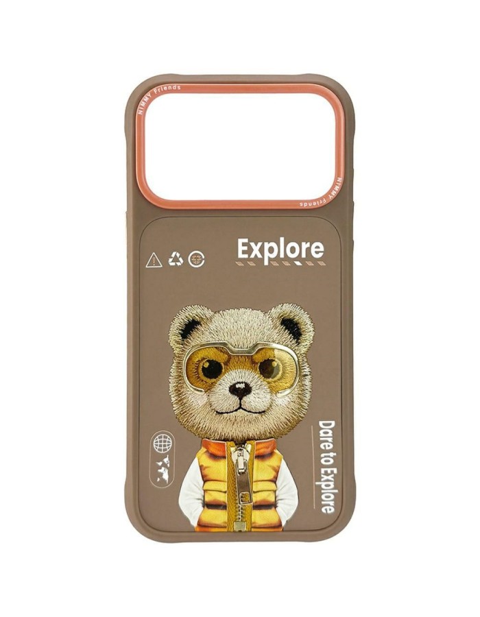 Nimmy Cool&amp;amp;Cute 2.0 Bear Case for iPhone 17 Pro Max - Beige