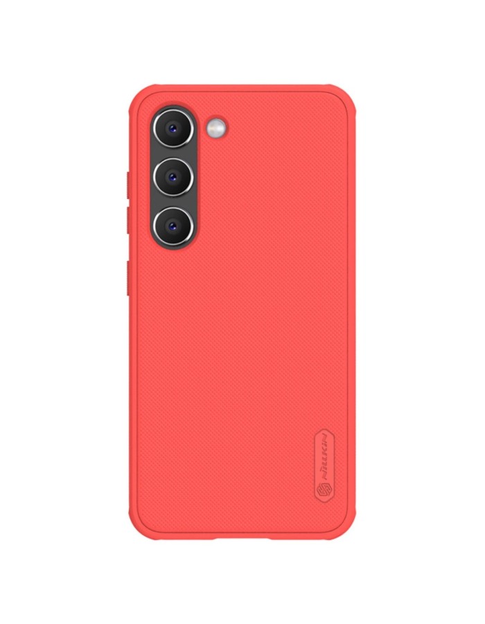 Nillkin Super Frosted Shield Pro case for Samsung Galaxy S23+ armored cover + phone stand red Nillkin Super Frosted Shield Pro case for Samsung Galaxy S23+ armored cover + phone stand red