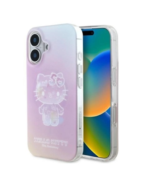 Hello Kitty IML 50th Anniversary Magsafe iPhone 16 Case - Pink