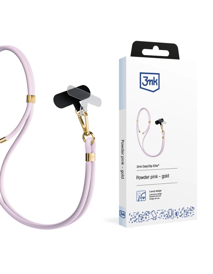 Smartphone Lanyard 3mk EasyClip Elite - Pink Smartphone Lanyard 3mk EasyClip Elite - Pink