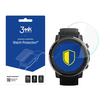 3mk Watch Protection™ v. FlexibleGlass hybrid glass on Xiaomi Amazfit Stratos 3 3mk Watch Protection™ v. FlexibleGlass hybrid glass on Xiaomi Amazfit Stratos 3