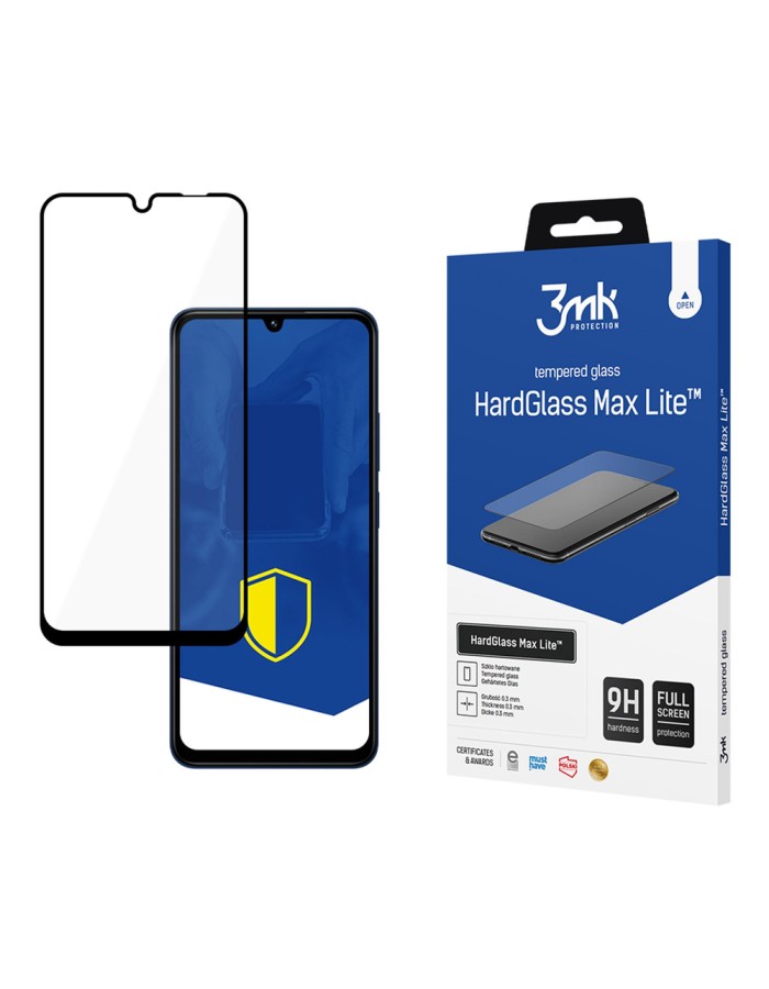 3mk HardGlass Max Lite Black Tempered Glass for Xiaomi Redmi 14C / Xiaomi Poco C75 / Xiaomi Redmi A4 5G