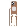 Tech-Protect MagNecklace MagSafe iPhone 16 Pro Case - Brown Tech-Protect MagNecklace MagSafe iPhone 16 Pro Case - Brown