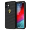 Ferrari FERCAHCP12SBK iPhone 12 mini 5.4" black/black hardcase On Track Real Carbon Ferrari FERCAHCP12SBK iPhone 12 mini 5.4" black/black hardcase On Track Real Carbon