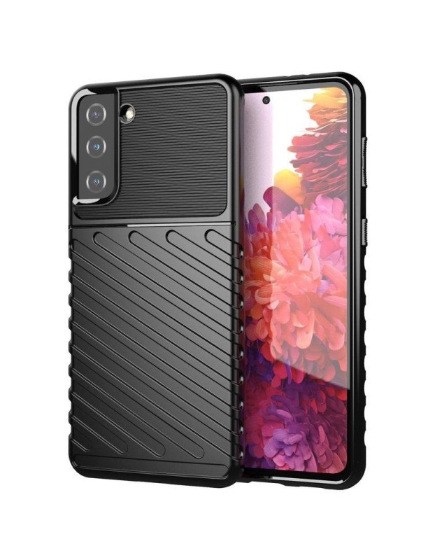 Thunder Case flexible armored cover for Samsung Galaxy S22 + (S22 Plus) black Thunder Case flexible armored cover for Samsung Galaxy S22 + (S22 Plus) black