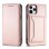 Magnet Card Case for iPhone 12 Pro Max Pouch Card Wallet Card Holder Pink