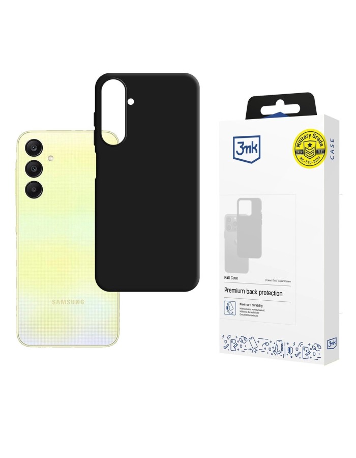 3mk Matt Case for Xiaomi Poco C75 - black