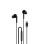 Dudao X3C+ Wired USB-C In-Ear Headphones 1.2m - Black