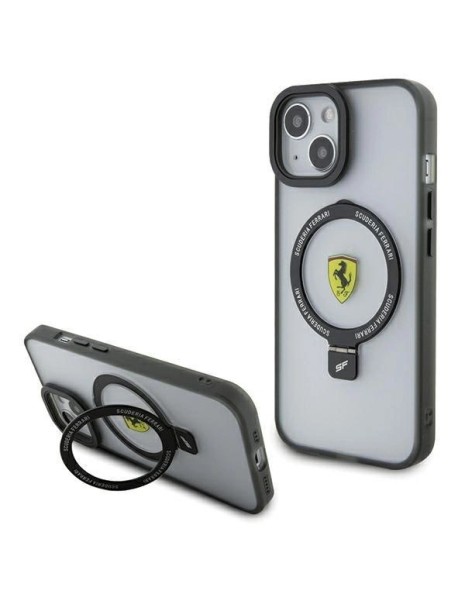 Ferrari Ring Stand 2023 Collection MagSafe Case for iPhone 15 Plus / 14 Plus - Transparent