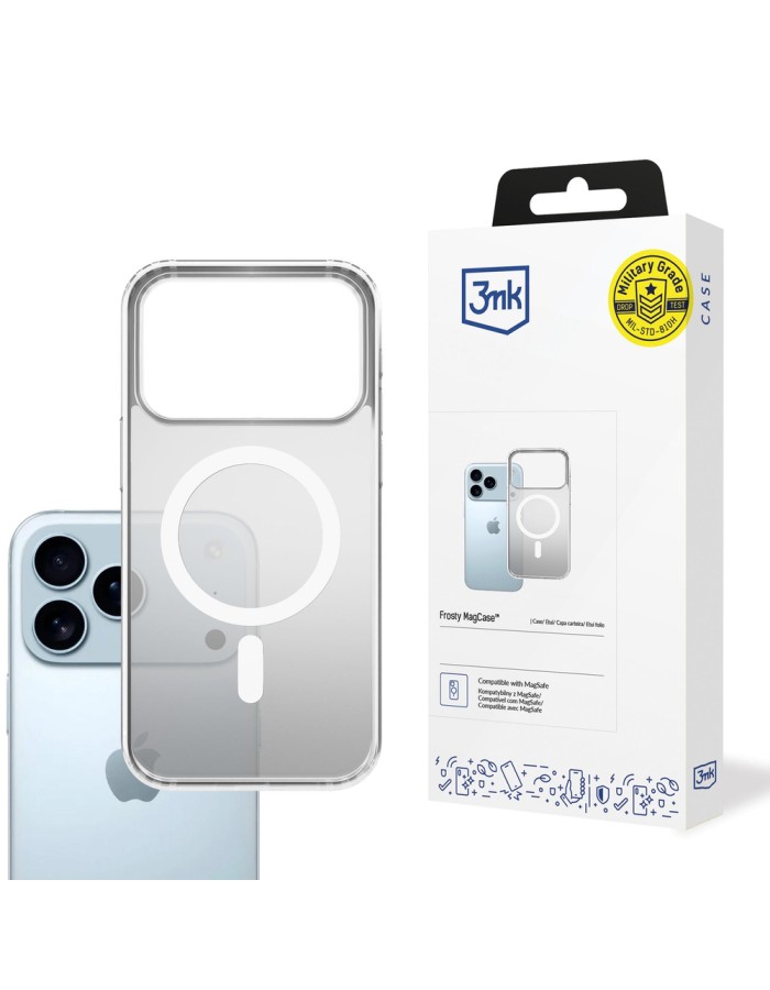 3mk Frosty MagCase for iPhone 17 Pro Max - White