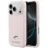Karl Lagerfeld Karl &amp;amp; Choupette Head Pins Saffiano MagSafe Case for iPhone 17 Pro - Pink