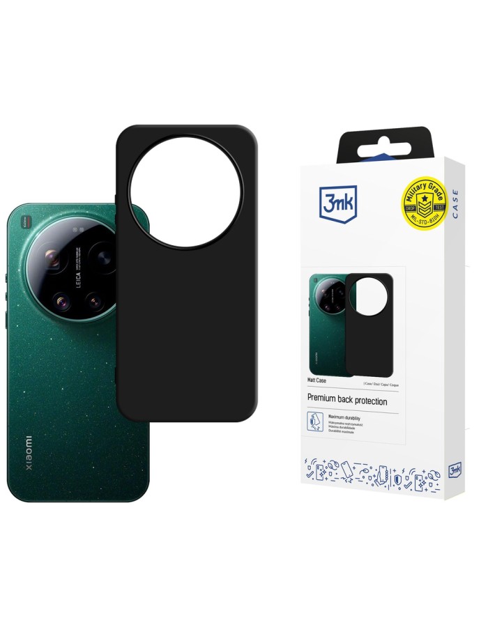 3mk Matt Case for Xiaomi 17 Ultra - black