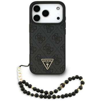 Guess 4G Strap Triangle Logo MagSafe case for iPhone 17 Pro - black Guess 4G Strap Triangle Logo MagSafe case for iPhone 17 Pro - black
