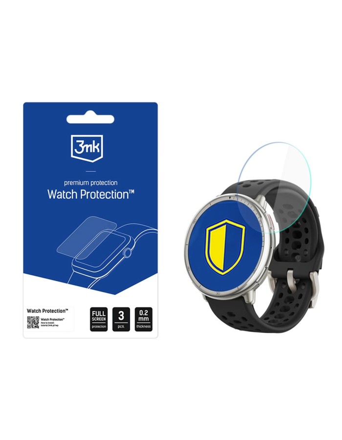 3mk Watch Protection ARC Smartwatch Screen Protector Film for Amazfit Active 2