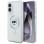 Karl Lagerfeld Button Choupette Head Printed Logo MagSafe Case for Samsung Galaxy S25 Edge - White