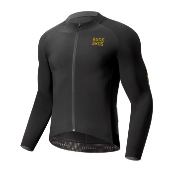 Rockbros YDWT020 Diamond cycling jersey spring/autumn/winter size S - black