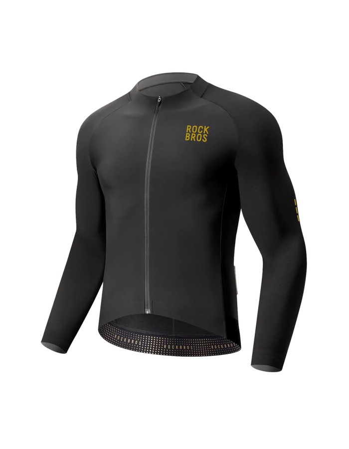 Rockbros YDWT020 Diamond cycling jersey spring/autumn/winter size L - black