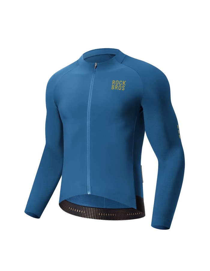 Rockbros YDWT020 Diamond cycling jersey spring/autumn/winter size XXXL - blue Rockbros YDWT020 Diamond cycling jersey spring/autumn/winter size XXXL - blue