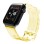 Silicone Strap Bracelet Bracelet Strap Light for Apple Watch 42 / 44 mm - Yellow