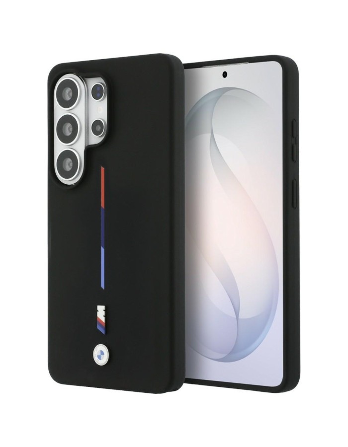 BMW M Silicone Tricolor Line MagSafe Case for Samsung Galaxy S26 Ultra - Black BMW M Silicone Tricolor Line MagSafe Case for Samsung Galaxy S26 Ultra - Black