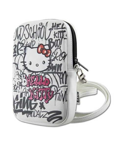 Hello Kitty Graffiti Kitty Head bag - white Hello Kitty Graffiti Kitty Head bag - white