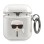 Karl Lagerfeld Glitter Karl&amp;#39;s Head case for AirPods 1/2 - silver